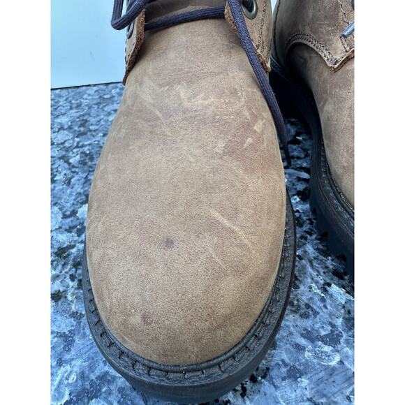 Patina Boots Caribou Brown Nubuck Lug Combat Portland Leather Men’s Size US 7.5 main image 10
